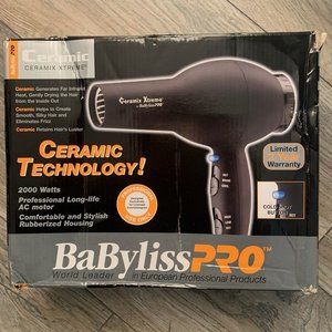 NEW BABYLISSPRO CERAMIC CERAMIX XTREME PROFESSIONAL 2000W HAIR BLOW DRYER
